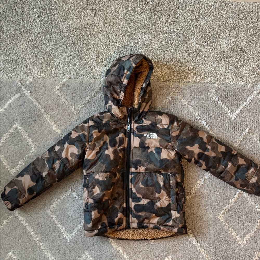 The North Face Brown Camouflage Jacket